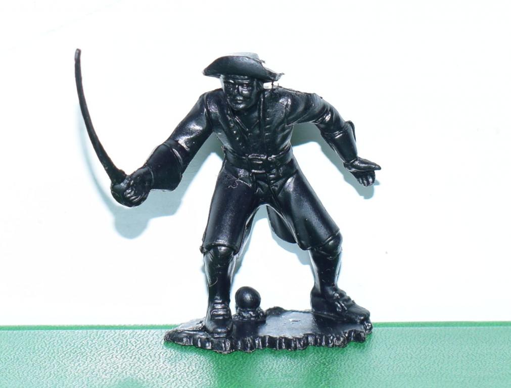 Солдатики СССР,Пираты ДЗИ со шпагой чёрный цвет №1-5.