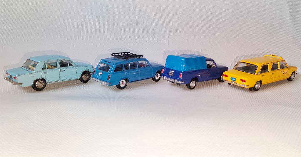 Модели Жигули 2101, 2102, пикап, лимузин 143
