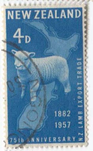 1957 Новая Зеландия Овца.гаш