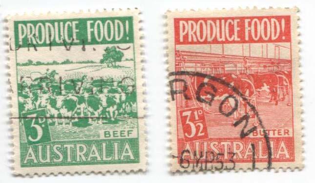 Австралия. производство еды. мясо,масло 2м.гаш