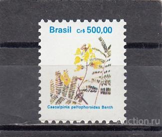 BRASIL  БРАЗИЛИЯ  Флора Цветы  Стандарт № 2413 1991  Сост** MNH