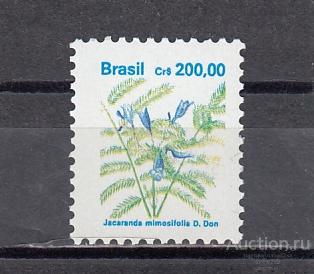 BRASIL  БРАЗИЛИЯ  Флора Цветы  Стандарт № 2420 1991  Сост** MNH