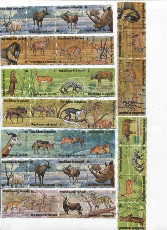 1975 Бурунди Дикие африканские животные 48м.гаш