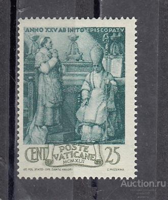 VATICANE ВАТИКАН  Религия Папа 1943  Сост**  MNH