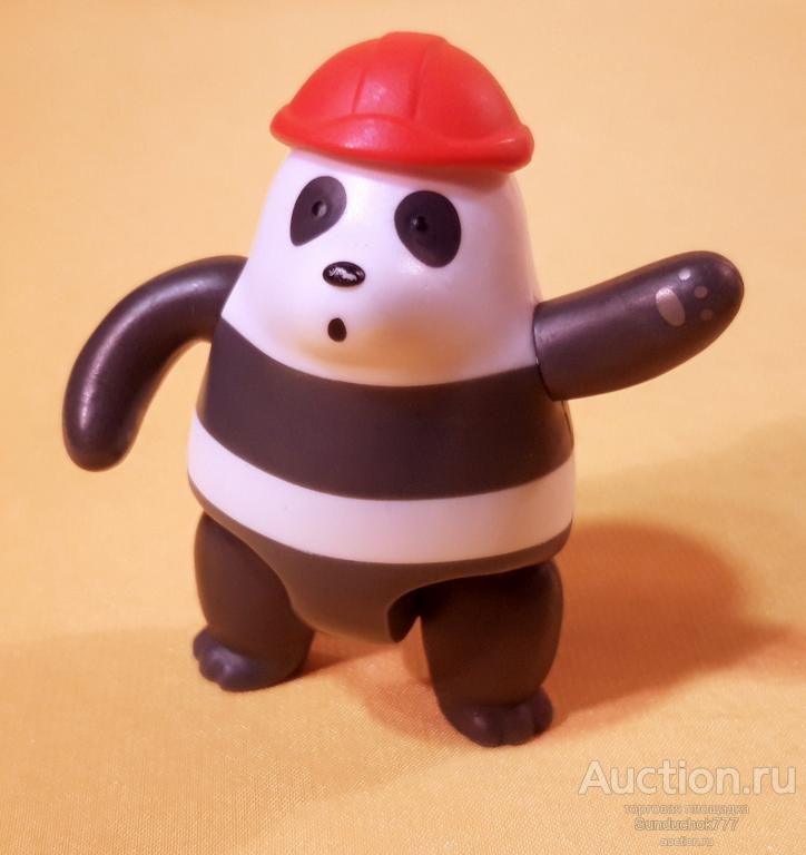Игрушка, Фигурка из Мультфильма "Медведи" "Панда. Panda" McDonald’s. Макдональдс. 2020 г.