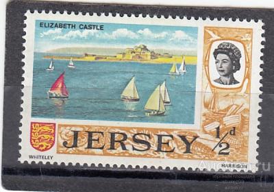JERSEY  ДЖЕРСИ Яхты Море Виды  № 7  1969  Сост** MNH