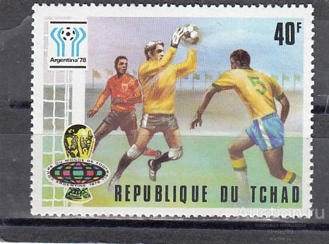 TCHAD  ЧАД  Спорт  Футбол Аргентина 1978  № 841  Сост** MNH