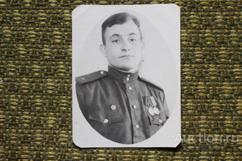 фотография СССР 1950-й г. Военный медали