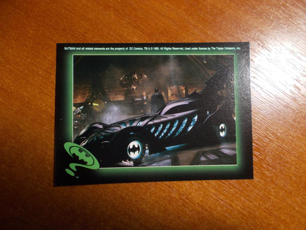 Коллекционная карточка - наклейка Batman Forever № 47 от Topps
