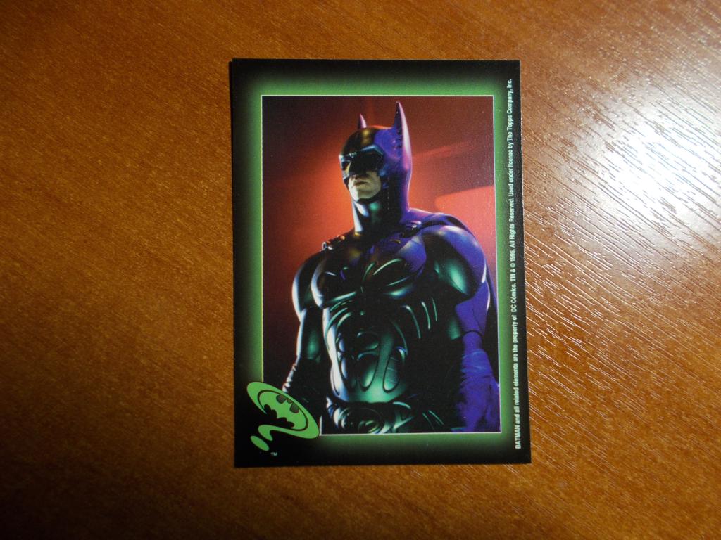 Коллекционная карточка - наклейка Batman Forever № 38 от Topps