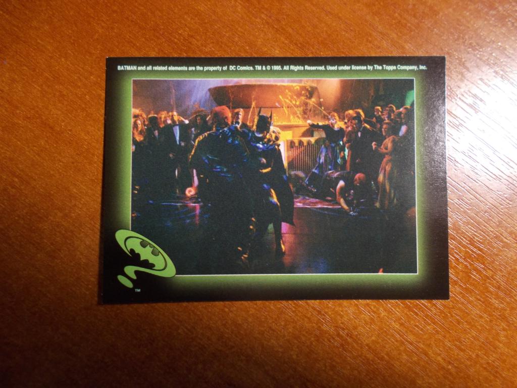 Коллекционная карточка - наклейка Batman Forever № 29 от Topps