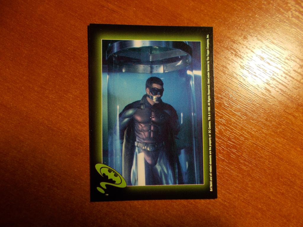 Коллекционная карточка - наклейка Batman Forever № 74 от Topps