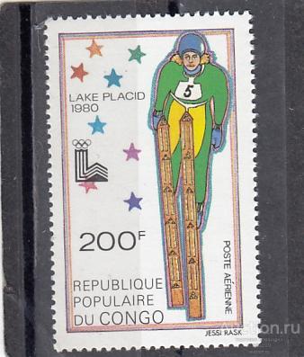 CONGO  КОНГО Спорт Лейк Плесид 1980  № 716  1979  Сост**  MNH