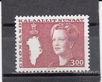 GRONLAND  ГРЕНЛАНДИЯ  Королева  № 179 1988 Сост**  MNH