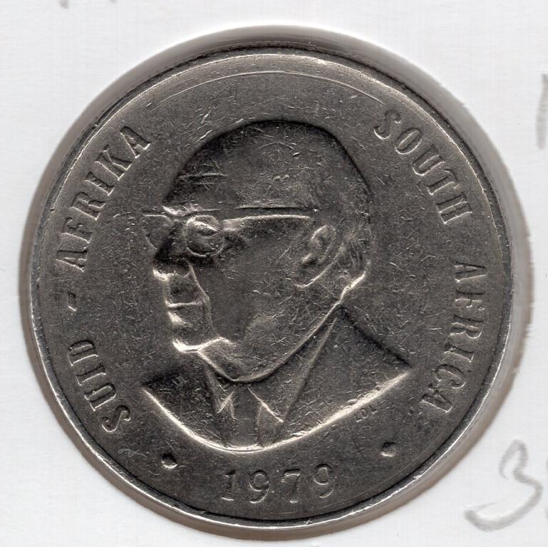 1 рэнд - ЮАР - 1979 - Президент Дидрихс