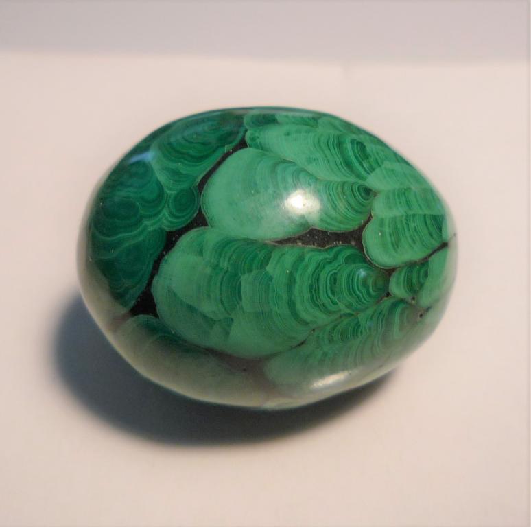 МАЛАХИТ яйцо малое 2, 28*22 (мм), 26 г.