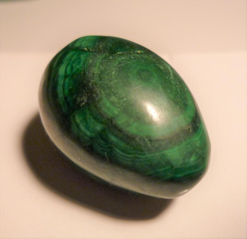 МАЛАХИТ яйцо малое 7, 30*20 (мм), 25 г.