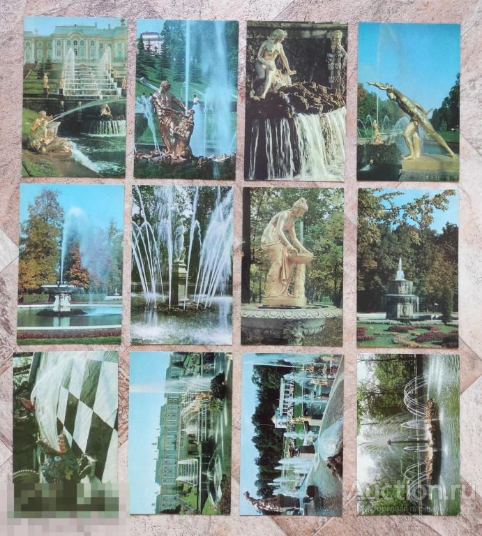 Открытки Петродворец фото Стукалова и Ритова 