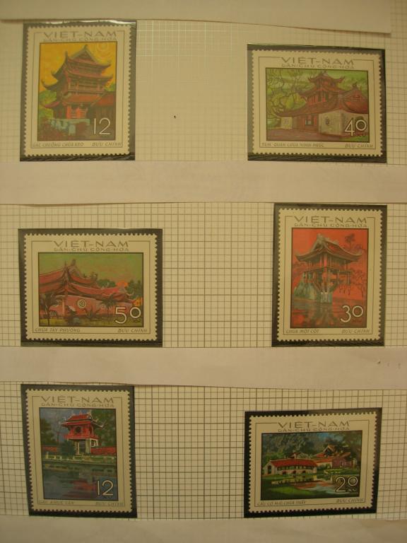 Вьетнам 1968 архитектура: пагоды   MNH/MNG