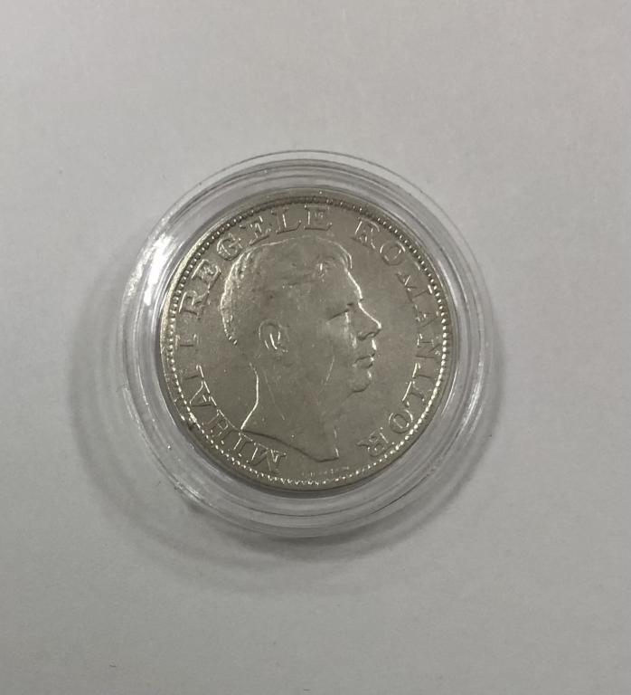 Румыния 200 лей 1942 СЕРЕБРО