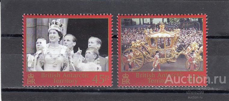 BRITISH ANTARCTIC TERRITORY  АНТАРКТИКА  Королева Пара    Серия 2003 Сост**  MNH