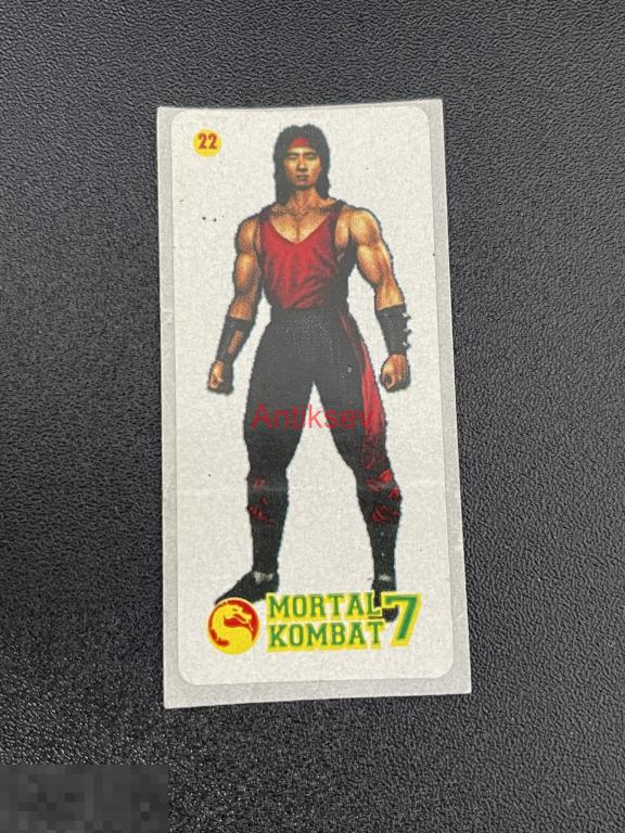 Наклейка от жвачки Mortal Kombat 7 № 22 