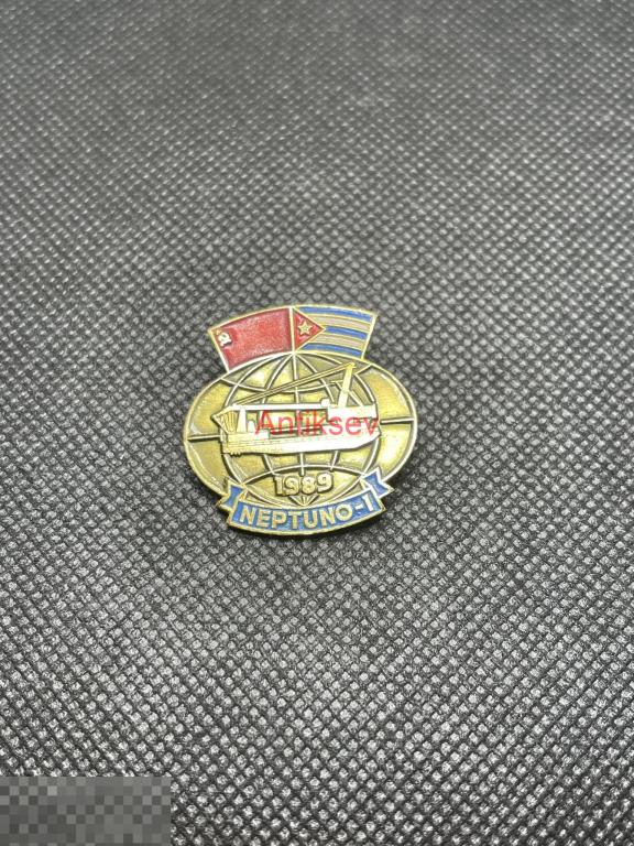 Знак флот Плавкран Neptuno-1 1989 