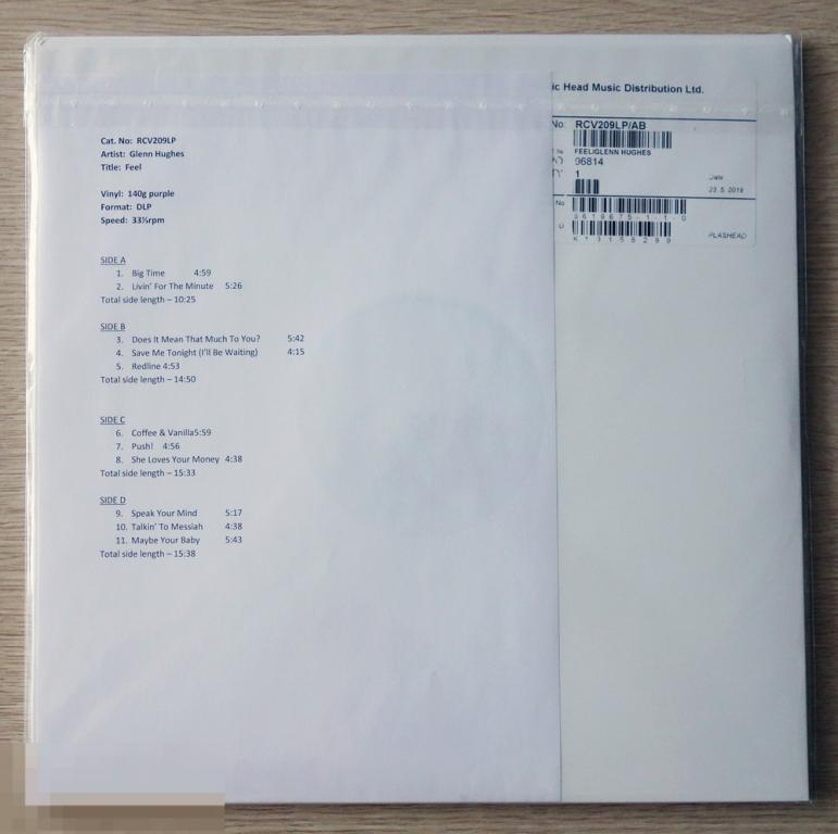 Glenn Hughes - Feel (2xLP, Test Pressing)