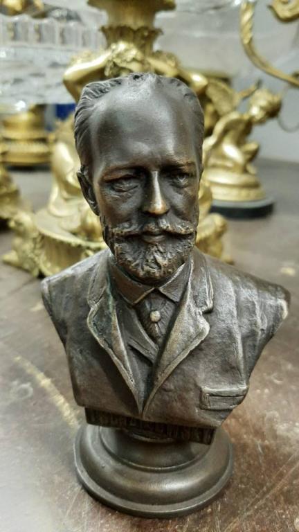 Петр Чайковский. Бюст (2). Бронза. Классика. Композитор.