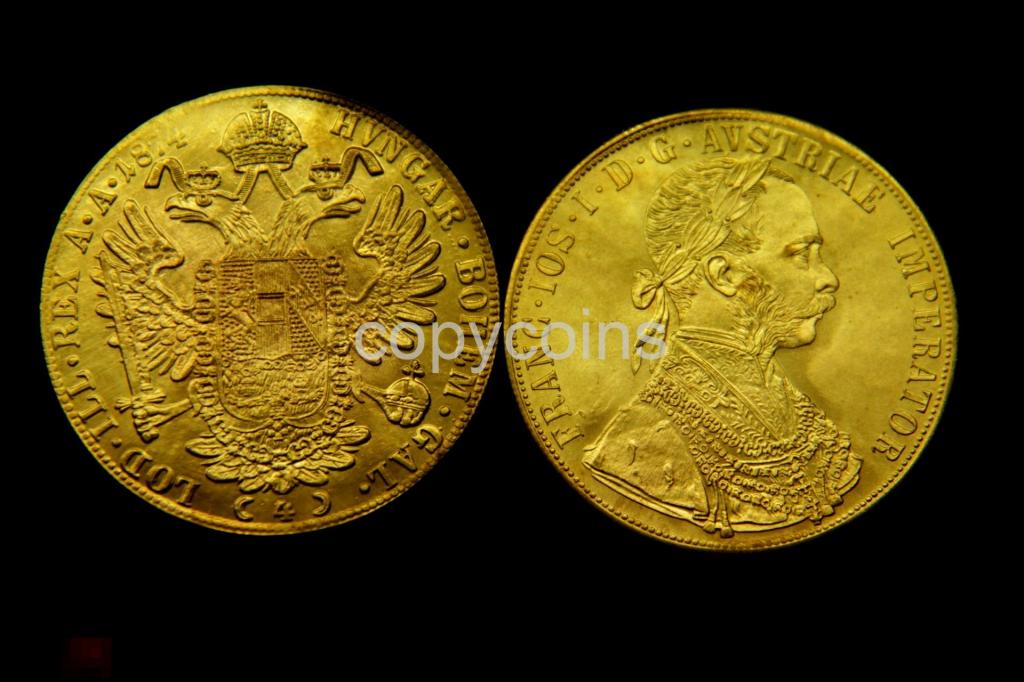 4 золотых дуката 1874 год Австрия 