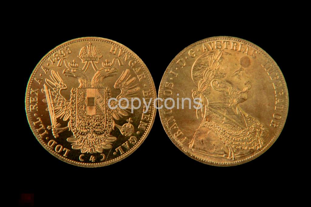4 золотых дуката 1893 год Австрия 