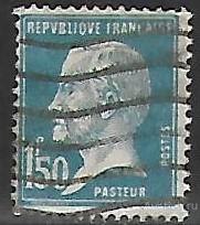 Франция. 1926. Луи Пастер. Гашение.