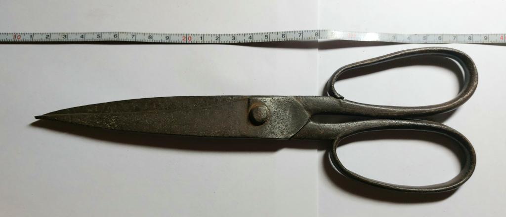 Старинные кованые ножницы Михаилъ Аргоновъ 1й сортъ медали клеймо редкие
