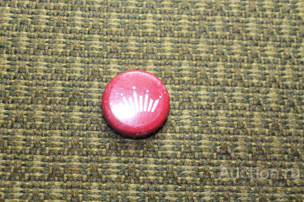 пивная пробка корона красная