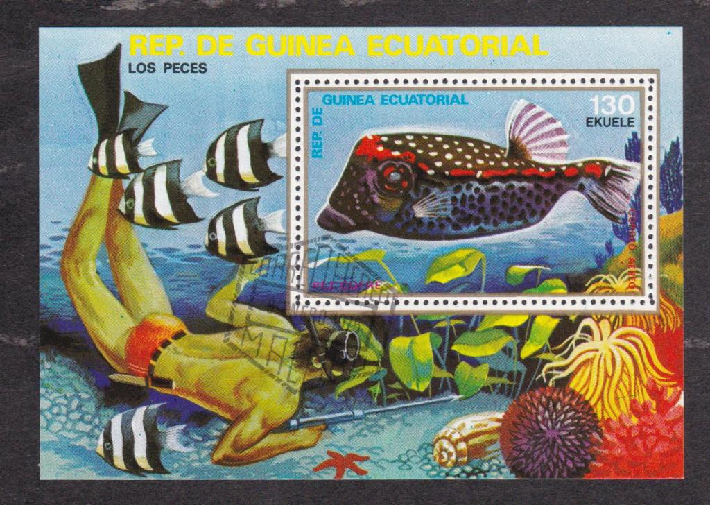 распродажа Экваториальная Гвинея 1975 Фауна Рыбки (5568)