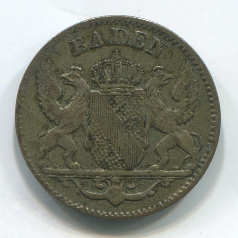 ГЕРМАНИЯ/БАДЕН 3 КРЕЙЦЕРА 1844 XF — покупайте на Auction.ru по выгодной ...