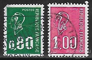 Франция. 1976. Марианна Беке. Гашение. Разновидность.