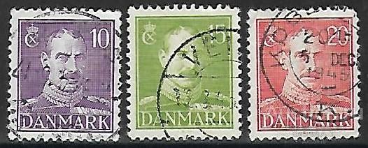 Дания. 1942. Король Кристиан X. Гашение.