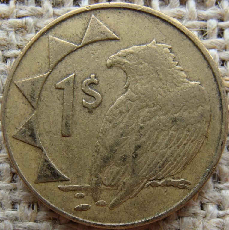 1 доллар 2002 год. Намибия