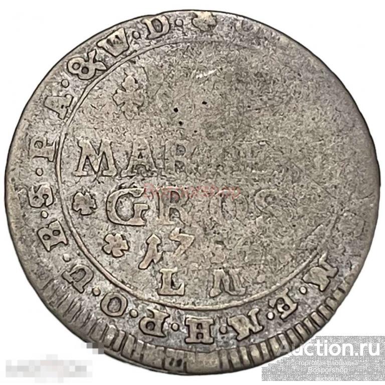 Германия, Мюнстер 6 мариенгрошей 1754 г. 
