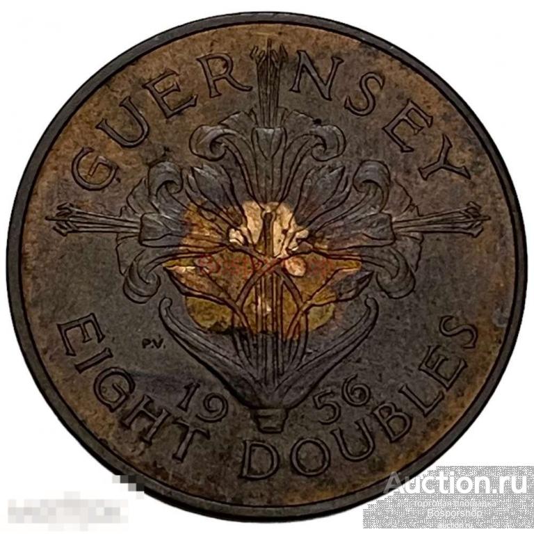 Гернси 8 дублей 1956 г. 