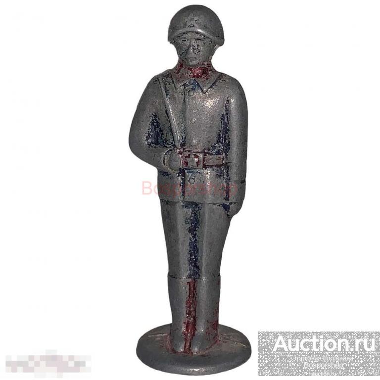 Оловянный солдатик (Рядовой) 1950-1960 гг.,  ЗМИ-1, СССР (13) 