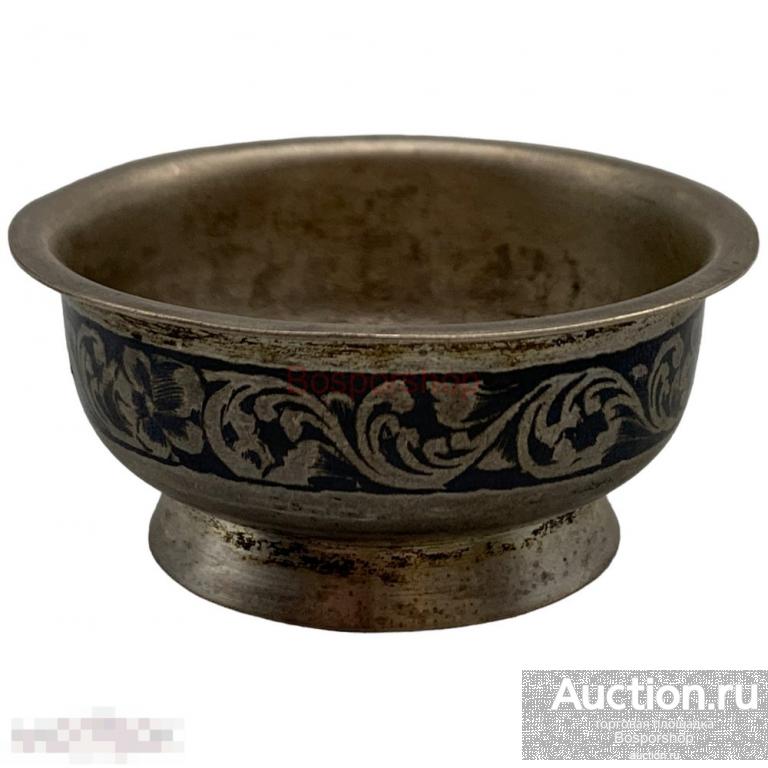 Серебряная солонка, 0.875 проба, 1960-1970 гг., СССР 