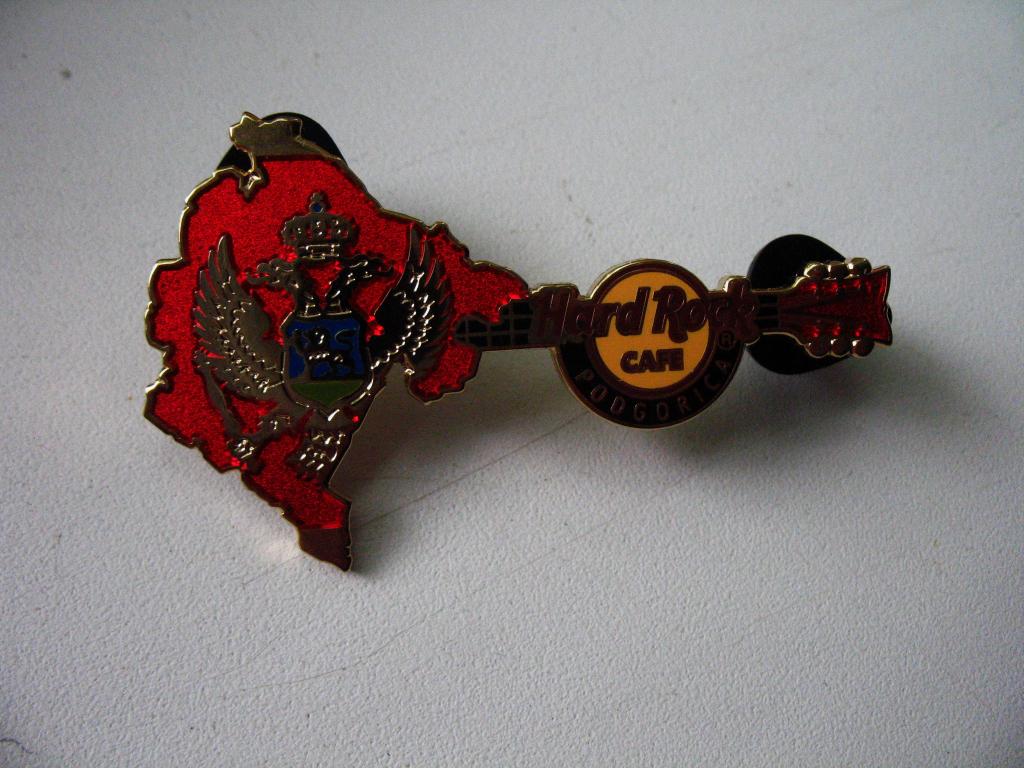 значок Hard Rock Cafe Montenegro Хард-рок кафе Черногория limited Edition 200