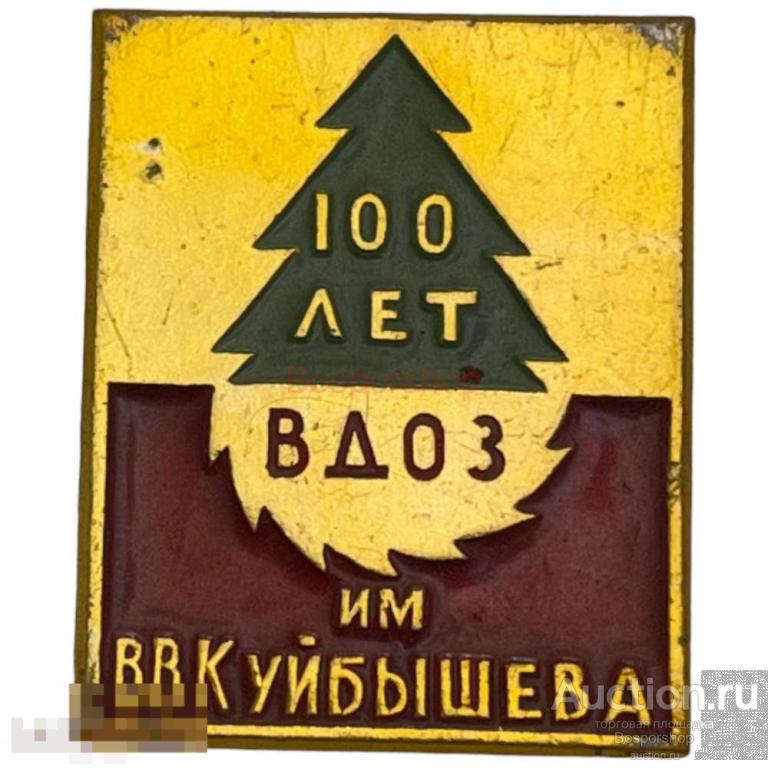 Знак "ВДОЗ 100 лет" (Волгоградский деревообрабатывающий завод) СССР 1971-1980 гг. 