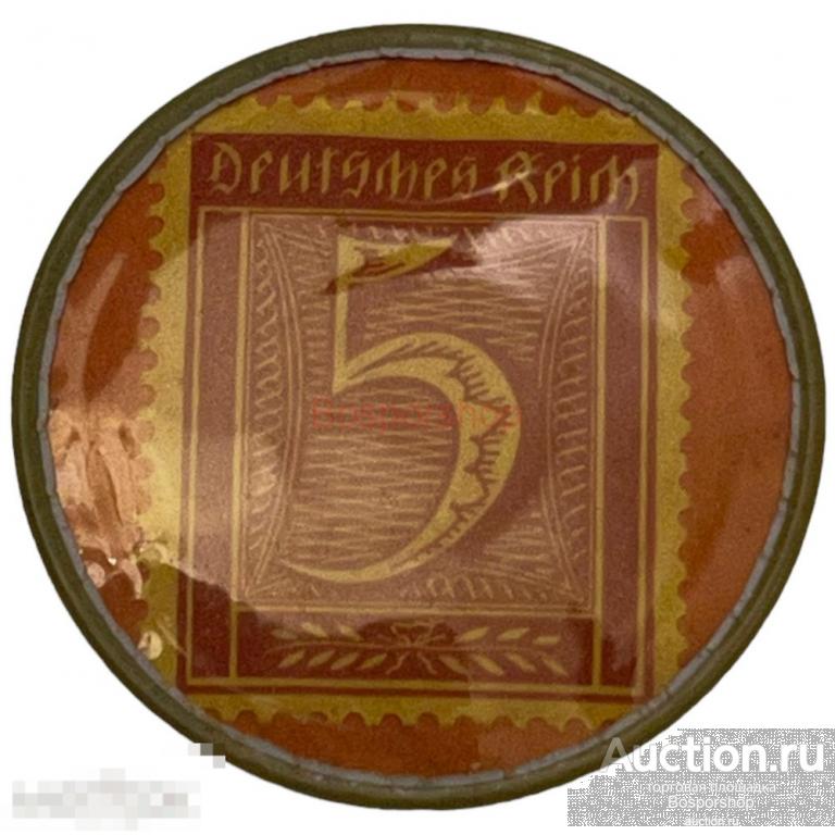 Германия (Веймарская Республика) Сеттруп 5 пфеннигов 1921 г. (Tebbenhoff) 