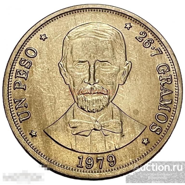 Доминиканская Республика 1 песо 1979 г. 