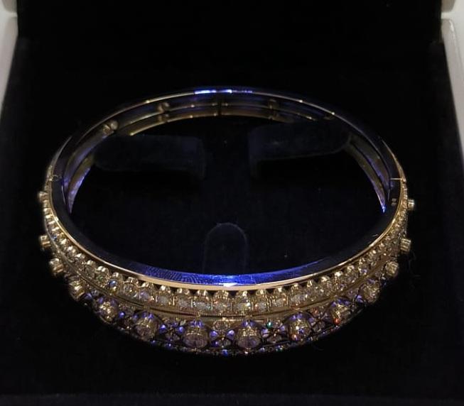 браслет золотой с бриллиантами, новый