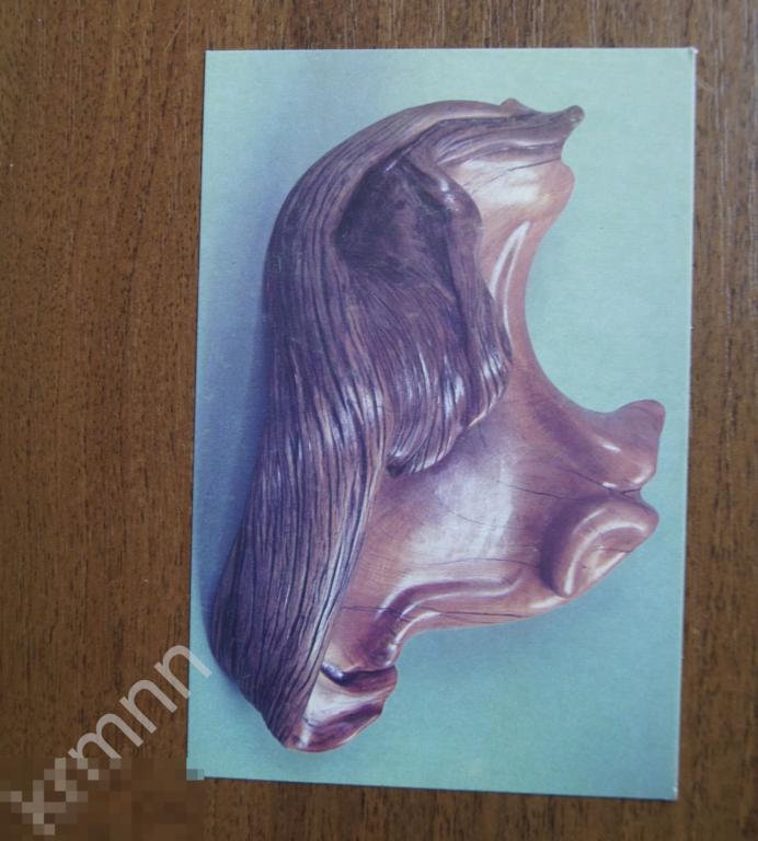 Открытка. Настенное украшение из реликтового колючего можжевельника К245 