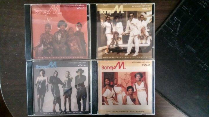4 CD-R Boney M - The Maxi-Singles Collection
